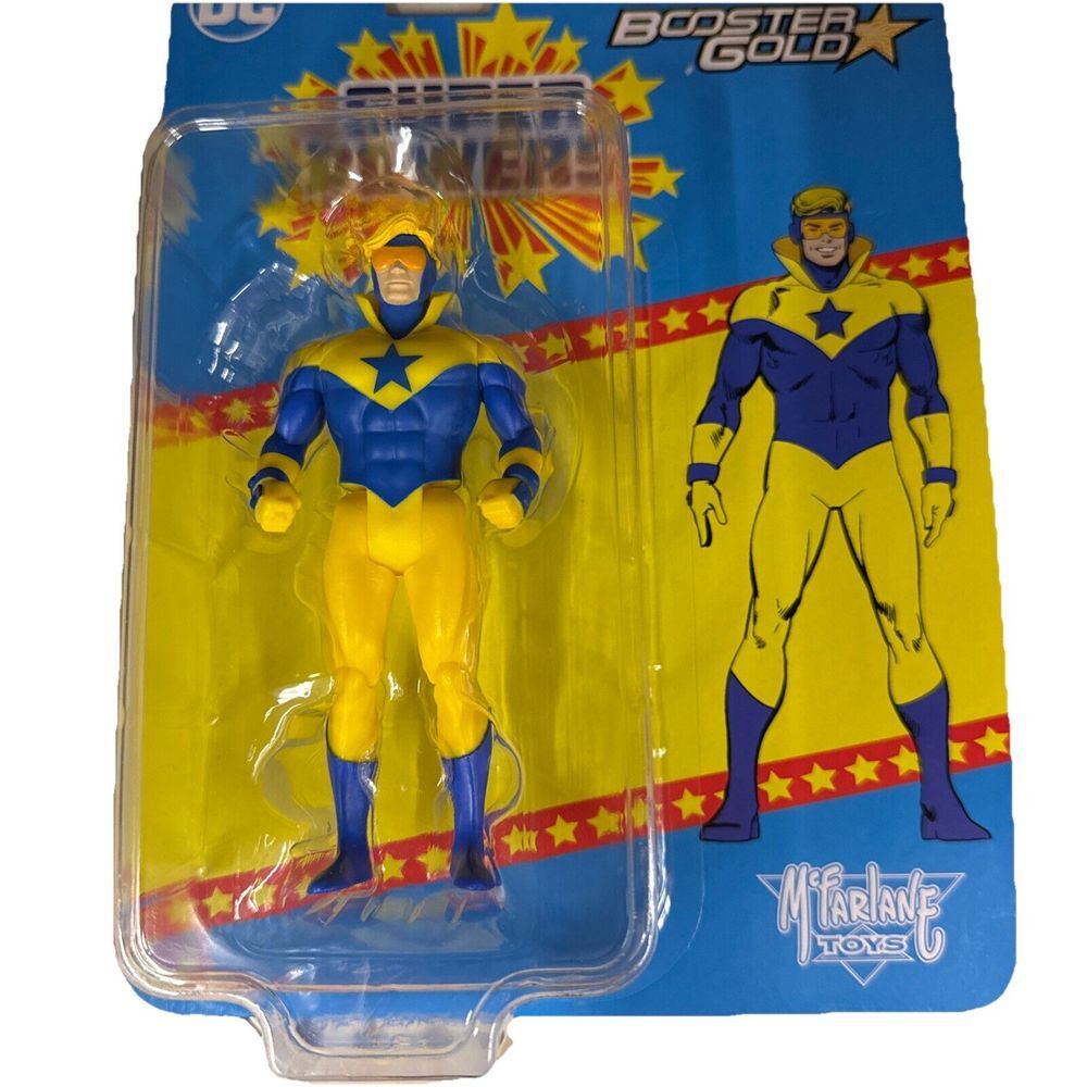 DC Collectibles Super Powers Wave‎ 8 Booster Gold 5" Action Figure Mcfarlane